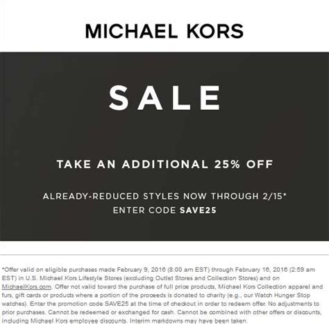 michael kors coupon promo code|michael kors coupon codes 2024.